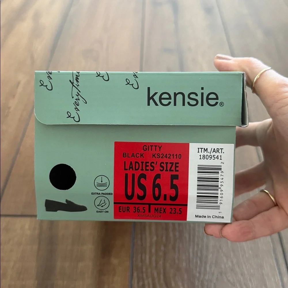Kensie Gitty Classic Black Women’s Slip-On Loafers